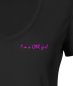 Preview: I'm a CAR girl / Ladies V-Neck T-Shirt