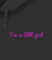 Preview: I'm a CAR girl / Ladies Boxcut Hoodie