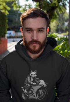 Sportbike Katze / Hoodie
