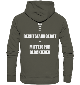 Mittelspurblockierer / Hoodie