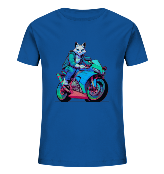 Sportbike Katze / Kids T-Shirt