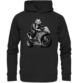 Sportbike Katze / Hoodie