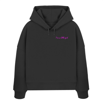 I'm a CAR girl / Ladies Boxcut Hoodie