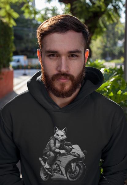 Sportbike Katze / Hoodie