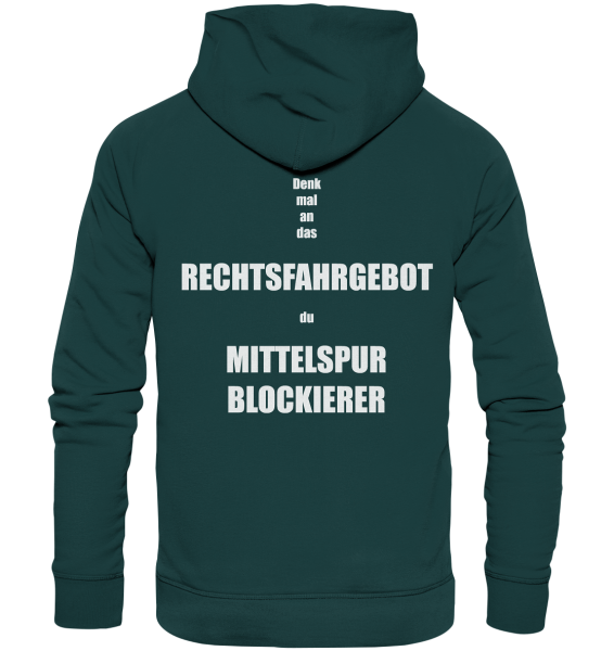 Mittelspurblockierer / Hoodie