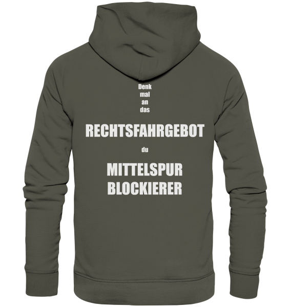 Mittelspurblockierer / Hoodie