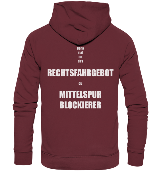 Mittelspurblockierer / Hoodie