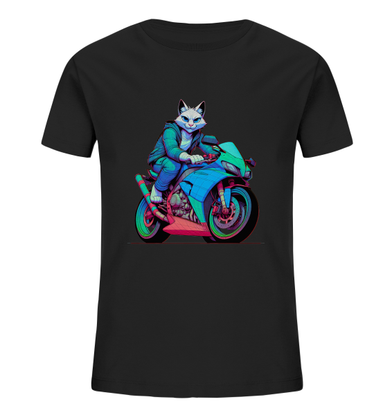 Sportbike Katze / Kids T-Shirt
