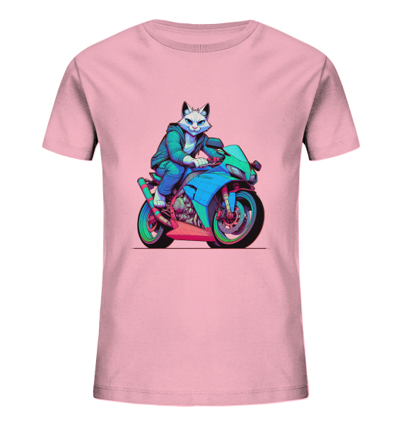 Sportbike Katze / Kids T-Shirt