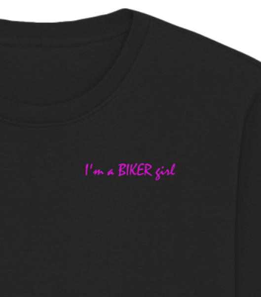 I'm a BIKER girl / Sweatshirt