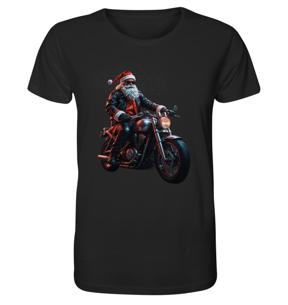 Weihnachtsmann Motorrad / T-Shirt
